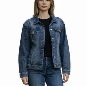 NWT Beibei Classic Blue Denim Jacket.Size XL